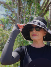 Sun Protection - Glove - Seamless Charcoal