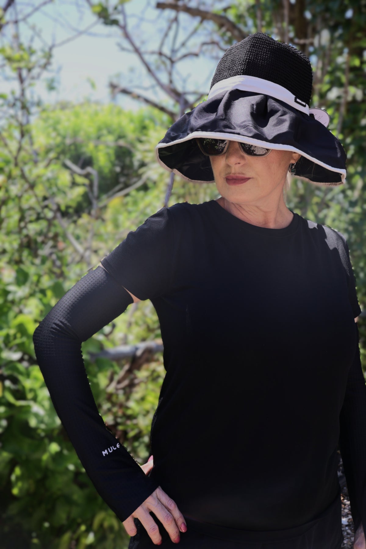 Sun Protection - Glove - Square Black