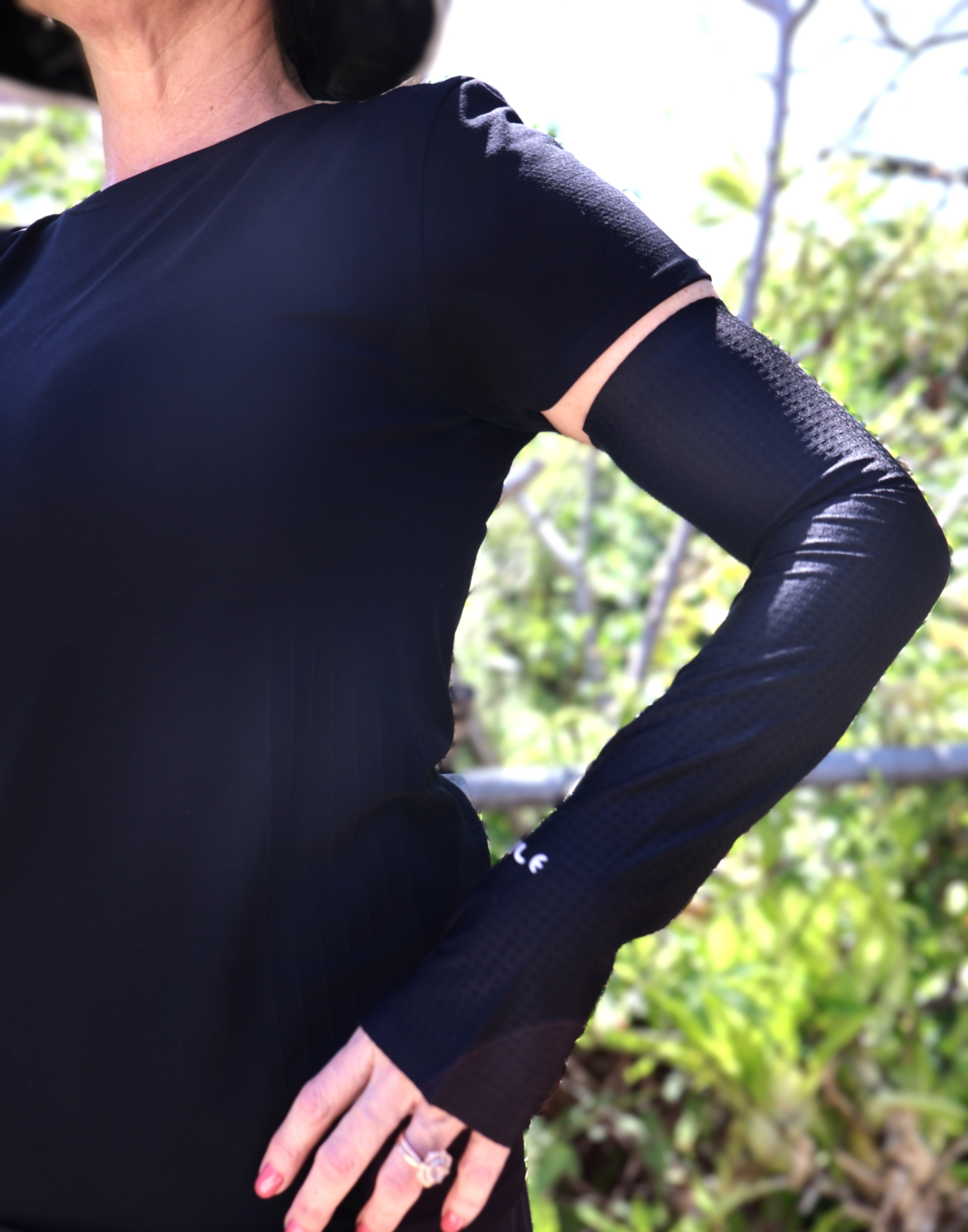 Sun Protection - Glove - Square Black