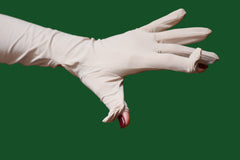 SunSafe UV blocking sleeve with fingers revealed