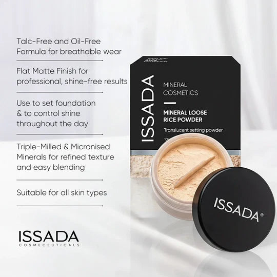 Issada Mineral Loose Rice Powder - Cool